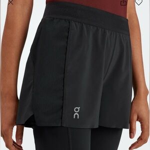 On Running Women's Active Shorts in Black